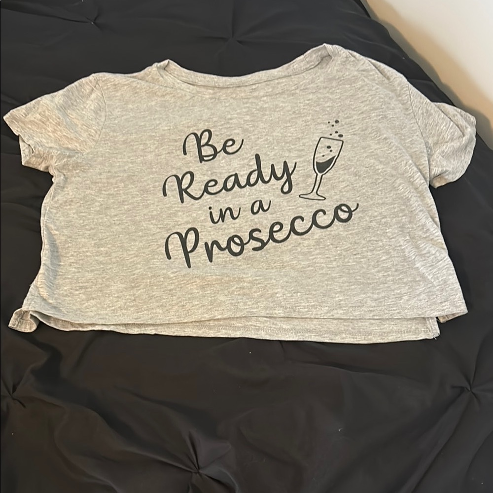 Gray  T-Shirt with Fun Print
